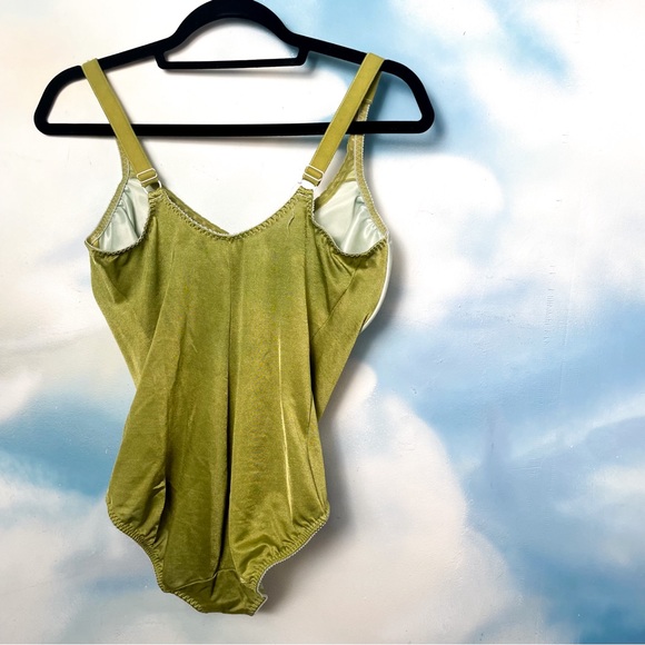 Hand dyed Olga vintage shaper teddy - Picture 2 of 5